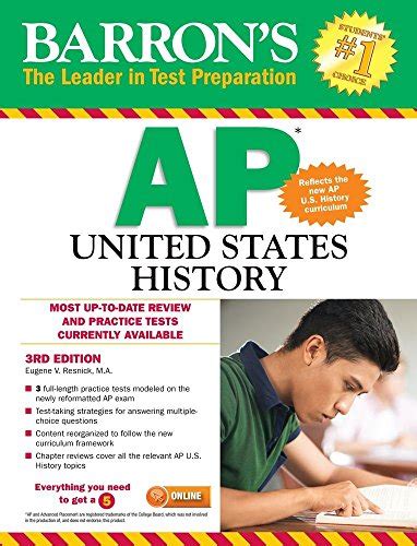 barrons us history tests hard|AP United States History: With Online Tests (Barron's Test Prep).